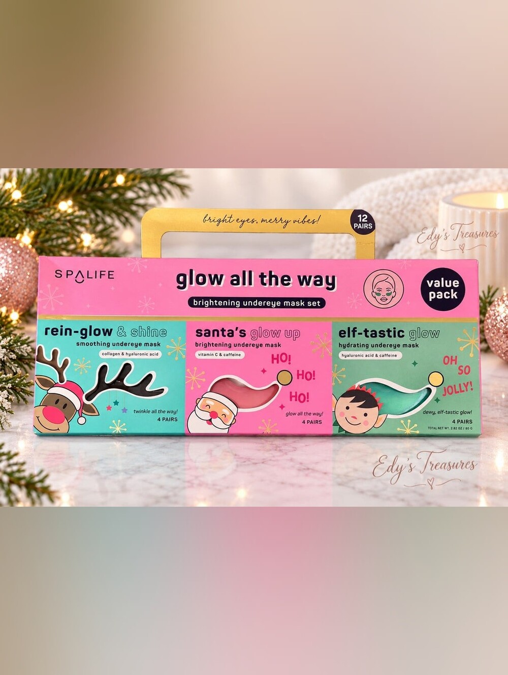Glow All The Way 12-Pair Under Eye Mask